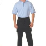 DNC Hospitality Workwear Poly Cotton Short Apron No Pocket