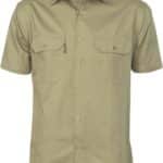 DNC Workwear Cotton Drill Work Shirt Short Sleeve