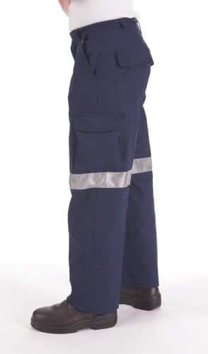 DNC Workwear Lightweight Cotton Cargo Pants with 3M R/Tape