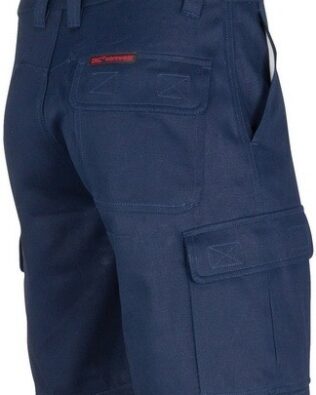 DNC Workwear Middle Weight Cotton Double Slant Cargo Shorts with Shorter Leg Length
