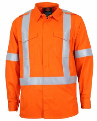 DNC Workwear DNC Inherent FR X Back PPE1 L/W D/N Shirt