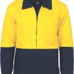 DNC Workwear Hi Vis Two Tone Protect or Drill Jacket