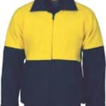 DNC Workwear Hi Vis Two Tone Bluey bomber jacket