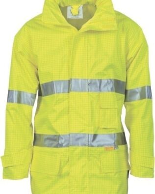 DNC Workwear Hi Vis Breathable Anti-Static Jacket with 3M Reflective Tape