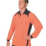 DNC Workwear Cool Breathe Action Polo Shirt Long Sleeve