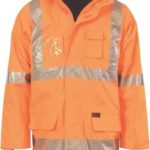 DNC Workwear Hi Vis Cross Back D/N 6 in 1 jacket