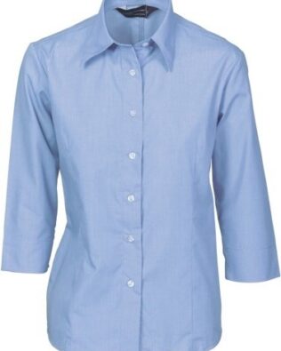 DNC Workwear Ladies Regular Collar Blouse – 3/4 Sleeve