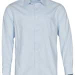 Benchmark Mens Mini Herringbone Long Sleeve Shirt