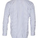 Benchmark Mens Executive Sateen Stripe Long Sleeve Shirt