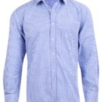 Benchmark Mens Multi-Tone Check Long Sleeve Shirt