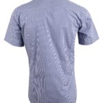 Benchmark Mens Multi-Tone Check Short Sleeve Shirt