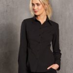 Benchmark Womens Cotton Poly Stretch Long Sleeve Shirt