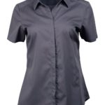 Benchmark Barkley Ladies Taped Seam Short Sleeve Shirt