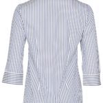Benchmark Womens Executive Sateen Stripe 3/4 Sleeve Shirt