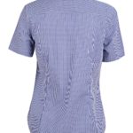 Benchmark Ladies Multi-Tone Check Short Sleeve Shirt