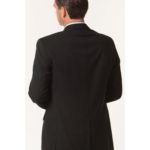 Benchmark Mens Wool Blend Stretch Two Buttons Jacket