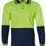 AIW Workwear Long Sleeve Safety Polo