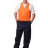 AIW Hi-His Two Tone Mens Cotton Drill Action Back Overall-Regular