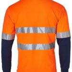 AIW Workwear Long Sleeve Safety Polo with 3M Tape