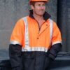 AIW Hi-Vis Two Tone Rain Proof Quilted Safety Jacket With 3M Tapes