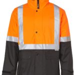 AIW Workwear Hi-Vis Two Tone Rain Proof Jacket with Quilt Lining