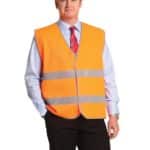 AIW Workwear Hi-Vis Safety Vest with Reflective Tapes