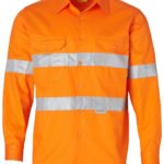 AIW Workwear Unisex Cotton Drill Safety Shirt