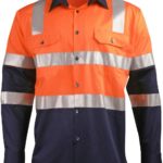 AIW Workwear Biomotion Day/Night Light Weight Safety Shirt With X Back Tape Configuration