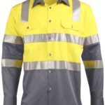 AIW Workwear Biomotion Day/Night Light Weight Safety Shirt With X Back Tape Configuration
